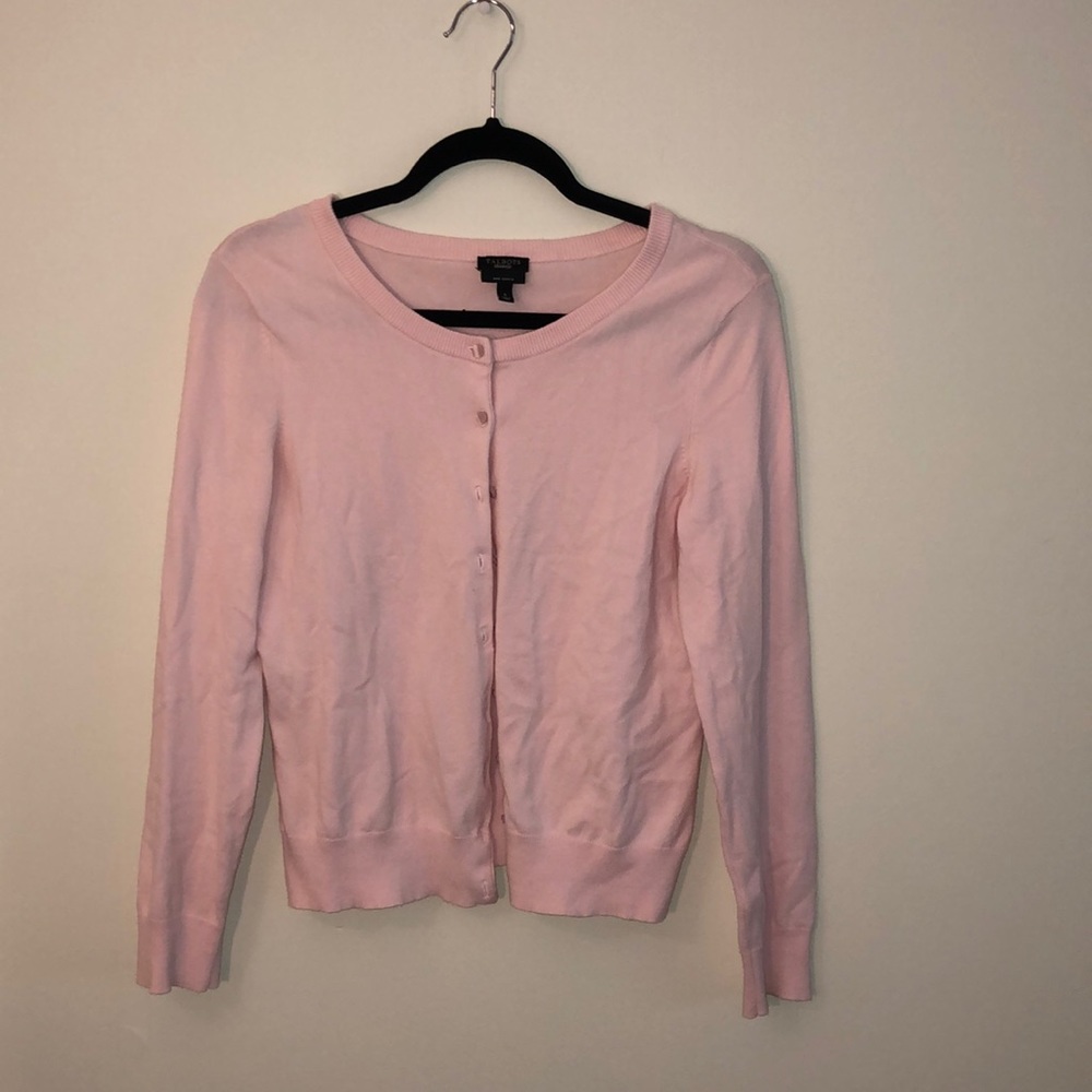 Light Pink Button Down Sweater - image 1